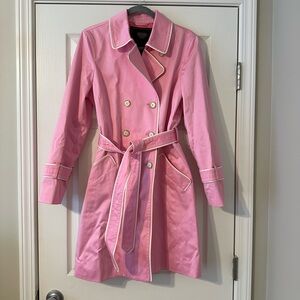 Pink Coach Trench Coat
